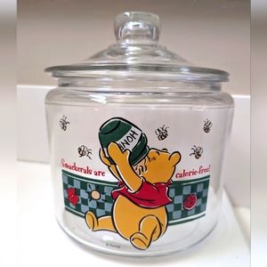 Winnie The Pooh Glass Apothecary Jar